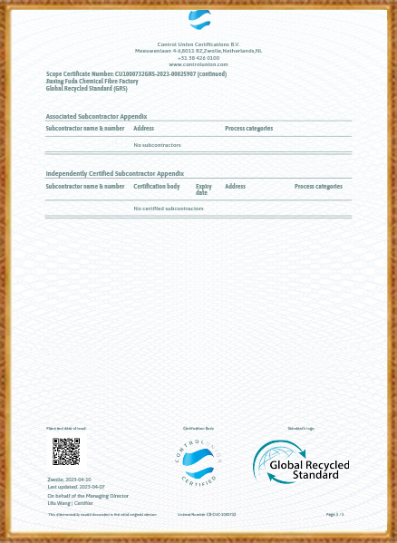 Fabrica de fibre chimice Jiaxing Fuda