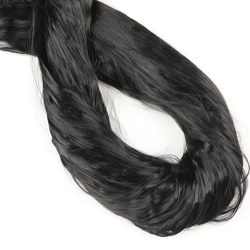 Nylon negru lucios 3D flocat 66